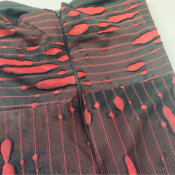 Punk Rock Monster Date Night Distressed Strapless Dress | XSmall - Picture 5 of 8